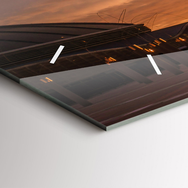 Vízszintes üvegóra Barcelona Olimpiai Park