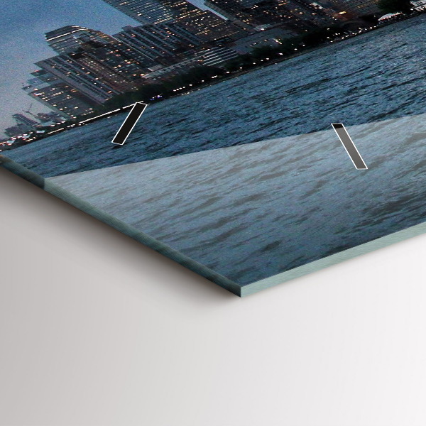 Vízszintes üvegóra New York City Panoráma