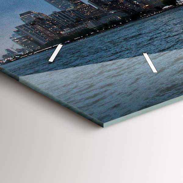 Vízszintes üvegóra New York City Panoráma