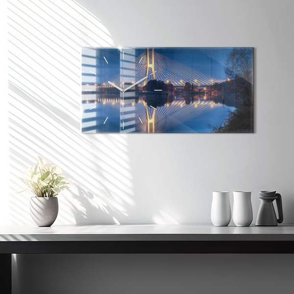 Vízszintes üvegóra Rędziński híd Wrocław