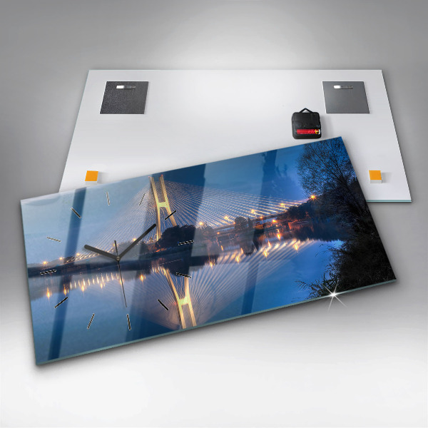 Vízszintes üvegóra Rędziński híd Wrocław