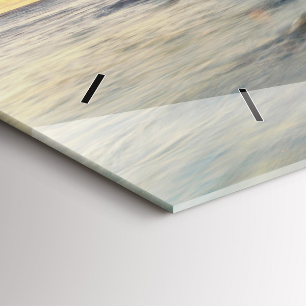 Vízszintes üvegóra A világítótorony és a Balti-tenger