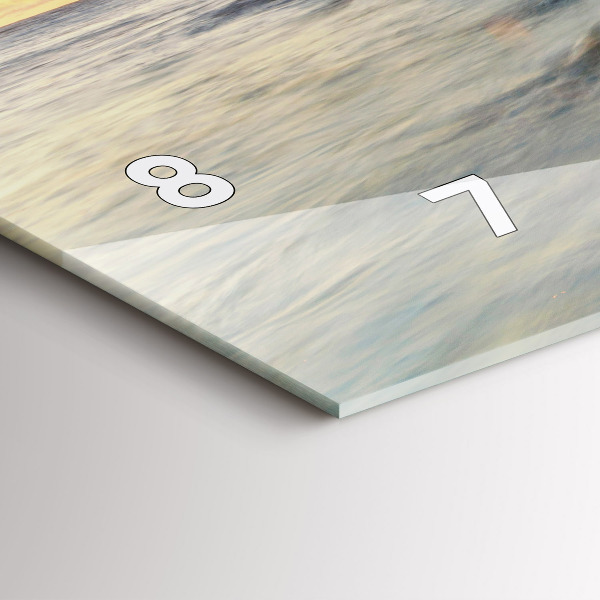 Vízszintes üvegóra A világítótorony és a Balti-tenger