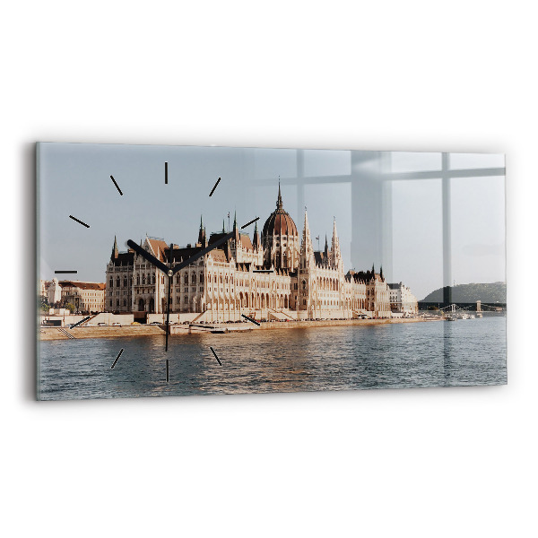 Vízszintes üvegóra Országgyűlés Budapesten