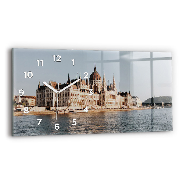 Vízszintes üvegóra Országgyűlés Budapesten