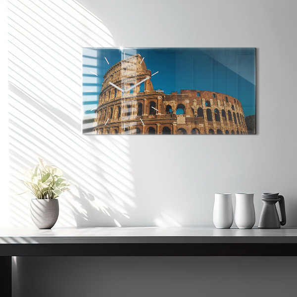 Vízszintes üvegóra A Colosseum Olaszországban