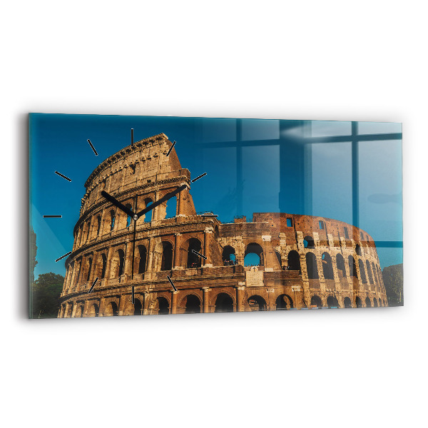Vízszintes üvegóra A Colosseum Olaszországban