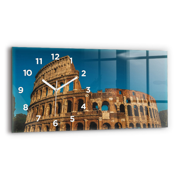 Vízszintes üvegóra A Colosseum Olaszországban
