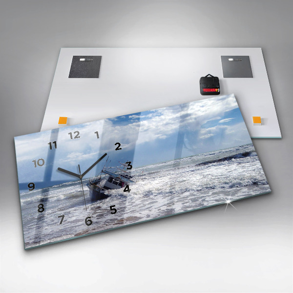 Vízszintes üvegóra Elsüllyedt vízi jármű