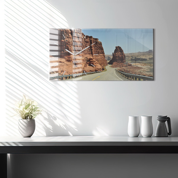 Vízszintes üvegóra 66-os út az Egyesült Államokban