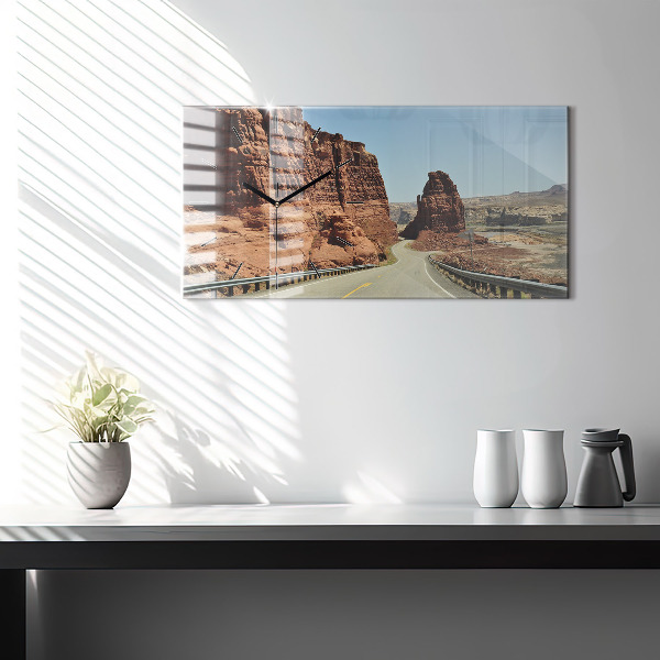 Vízszintes üvegóra 66-os út az Egyesült Államokban