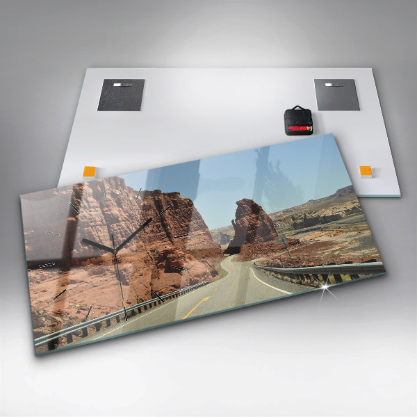 Vízszintes üvegóra 66-os út az Egyesült Államokban