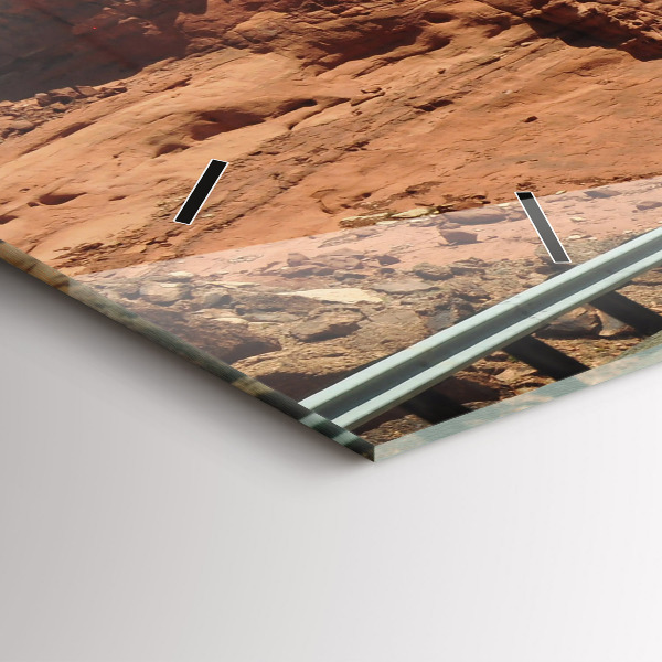 Vízszintes üvegóra 66-os út az Egyesült Államokban