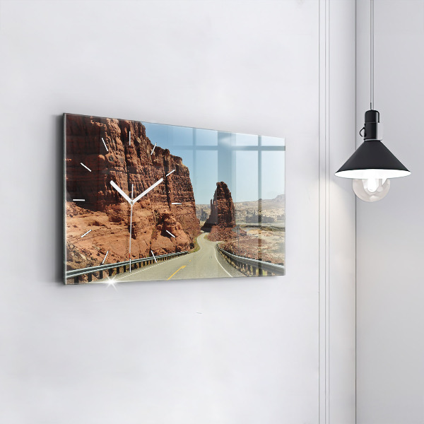 Vízszintes üvegóra 66-os út az Egyesült Államokban