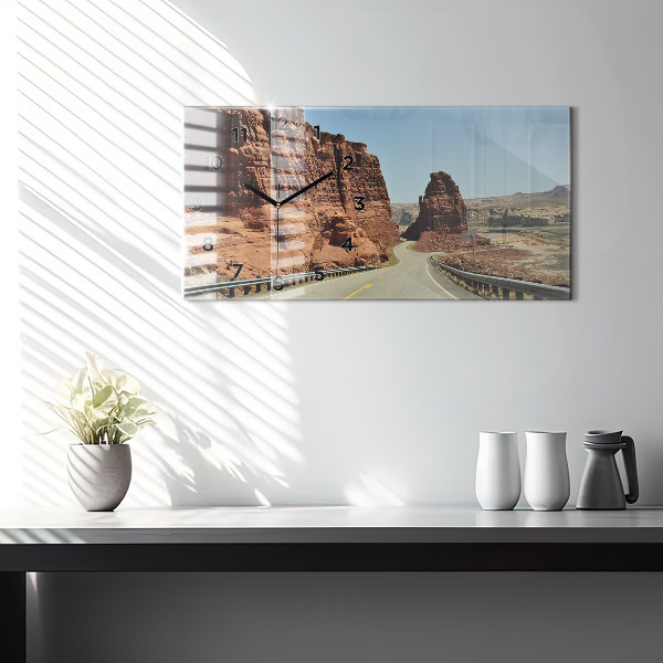 Vízszintes üvegóra 66-os út az Egyesült Államokban