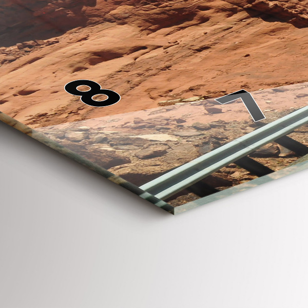 Vízszintes üvegóra 66-os út az Egyesült Államokban