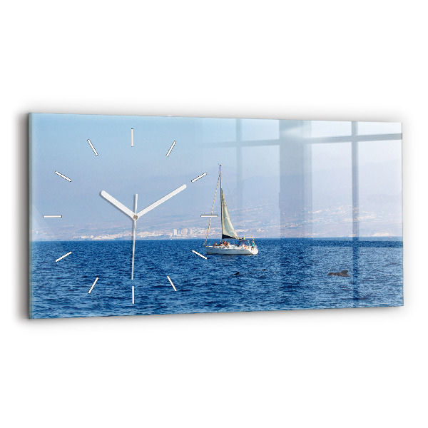 Vízszintes üvegóra Yacht Tenerifén