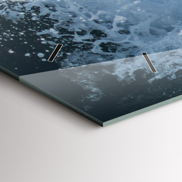 Vízszintes üvegóra Tengeri hullám fotózás