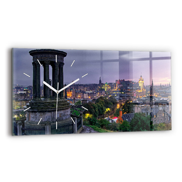 Vízszintes üvegóra Edinburgh a Calton Hilltől