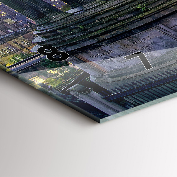 Vízszintes üvegóra Edinburgh a Calton Hilltől