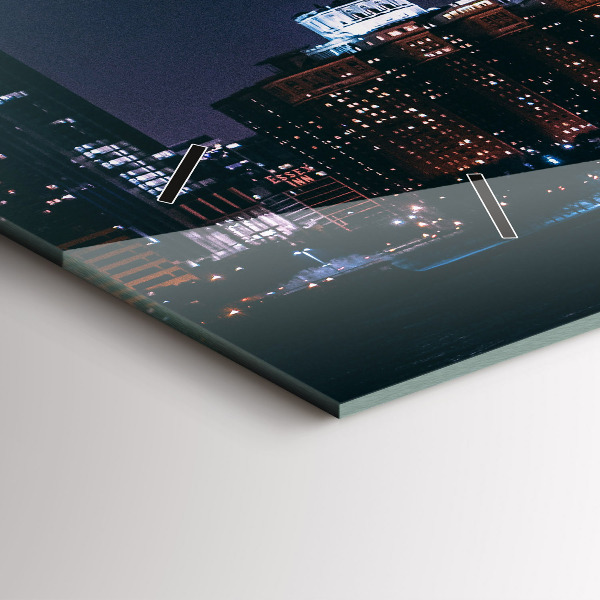 Vízszintes üvegóra Chicago városkép