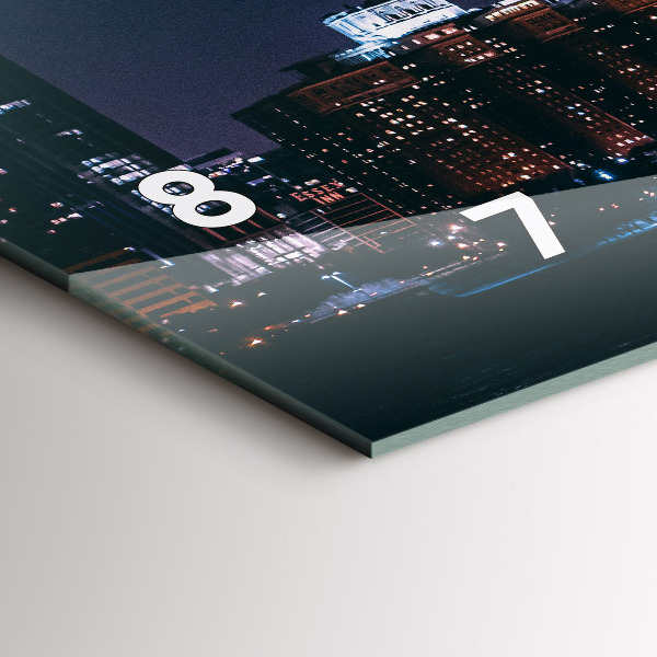 Vízszintes üvegóra Chicago városkép