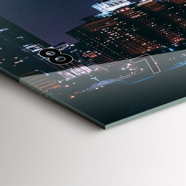 Vízszintes üvegóra Chicago városkép