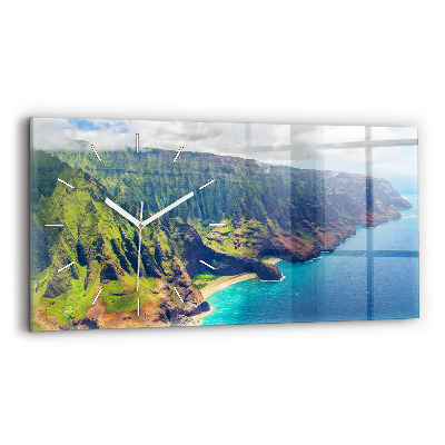 Vízszintes üvegóra A tenger Hawaii-on
