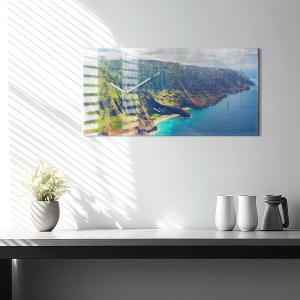 Vízszintes üvegóra A tenger Hawaii-on