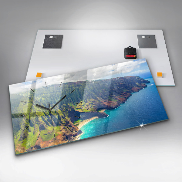 Vízszintes üvegóra A tenger Hawaii-on