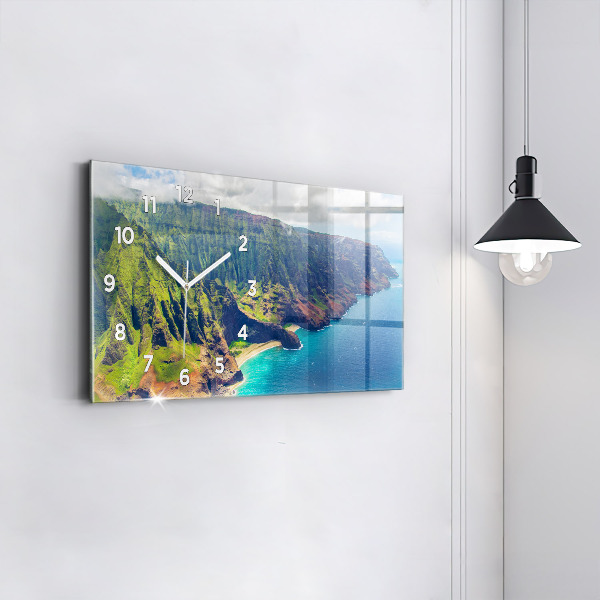 Vízszintes üvegóra A tenger Hawaii-on