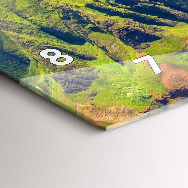 Vízszintes üvegóra A tenger Hawaii-on