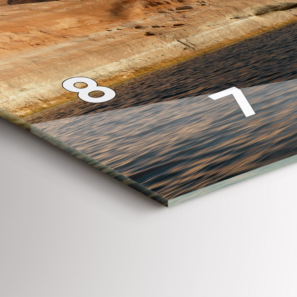 Vízszintes üvegóra Személy vízisí