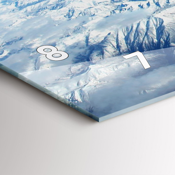 Vízszintes üvegóra Halászhajó a kikötőben