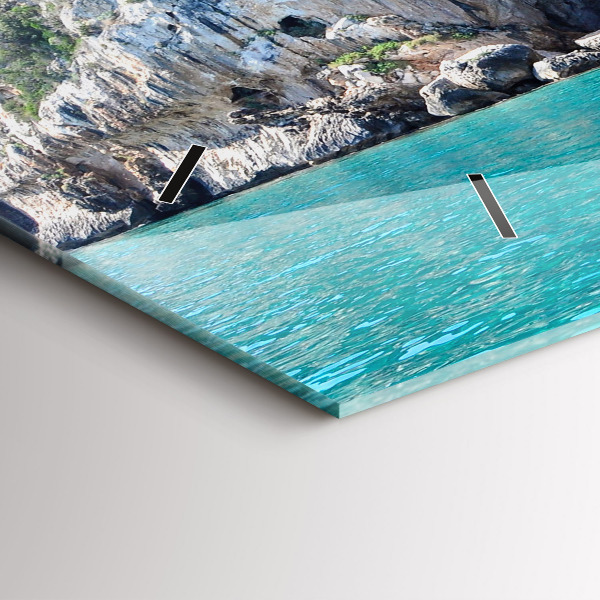 Vízszintes üvegóra Víz alatti barlang