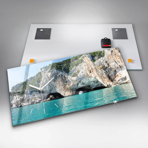 Vízszintes üvegóra Víz alatti barlang