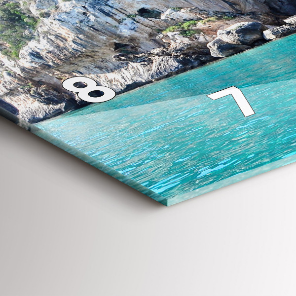 Vízszintes üvegóra Víz alatti barlang