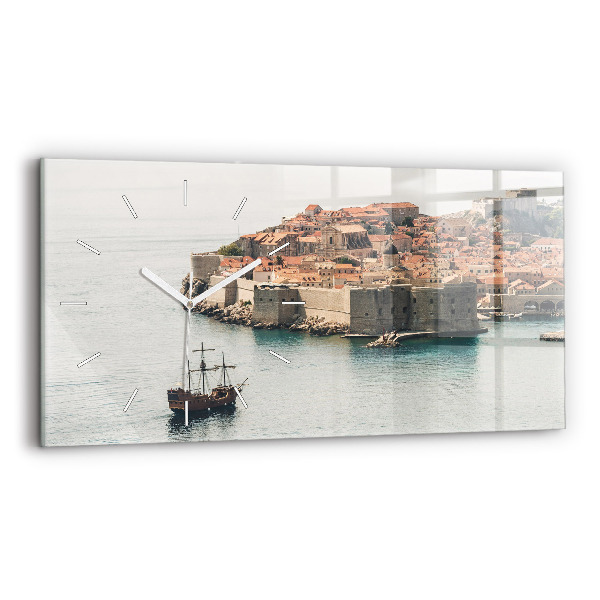 Vízszintes üvegóra Vitorlás Dubrovnikban