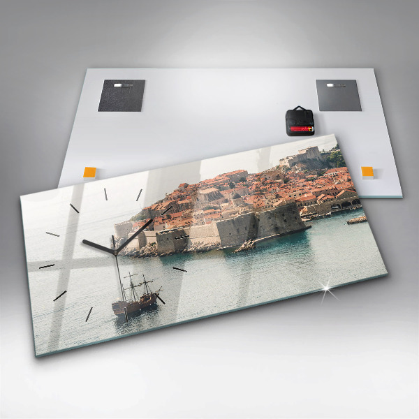 Vízszintes üvegóra Vitorlás Dubrovnikban