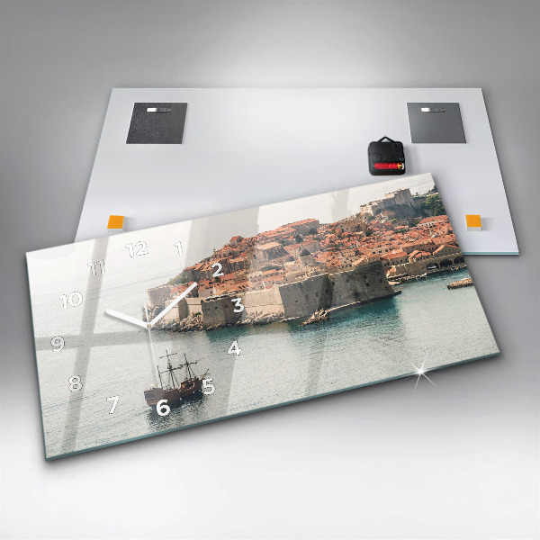 Vízszintes üvegóra Vitorlás Dubrovnikban