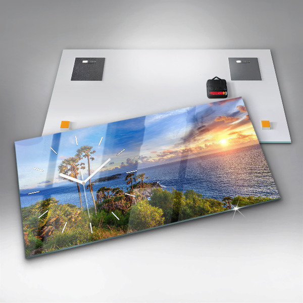 Vízszintes üvegóra Phuket Thaiföldön