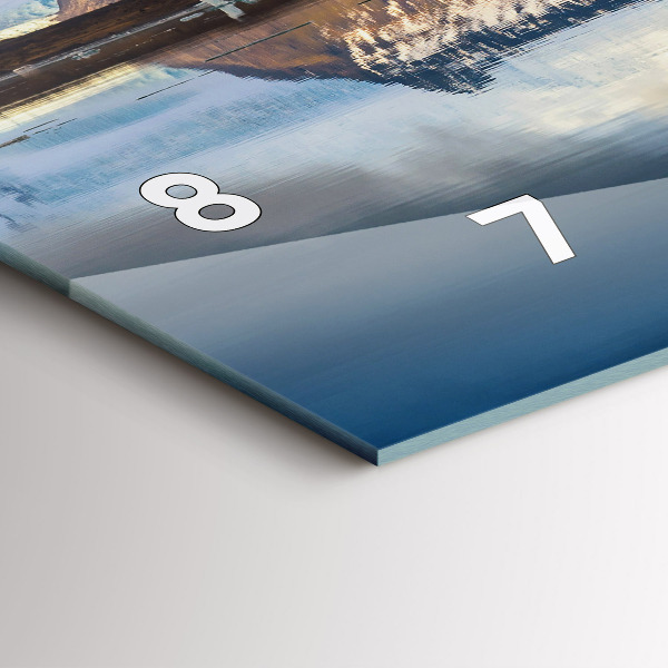 Vízszintes üvegóra Jokulsarlon-tó Izlandon