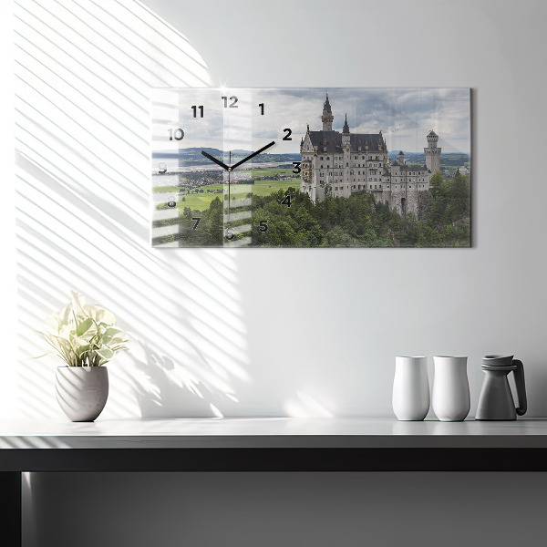 Vízszintes üvegóra Neuschwanstein kastély