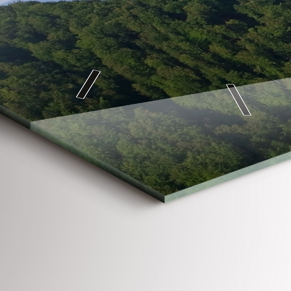 Vízszintes üvegóra Sokolica csúcs a Pieniny-hegységben