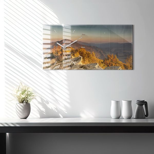 Vízszintes üvegóra Bieszczady-hegység