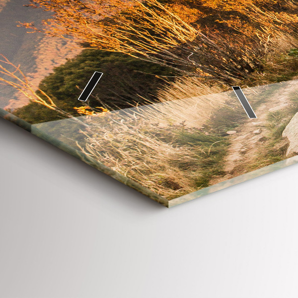 Vízszintes üvegóra Bieszczady-hegység