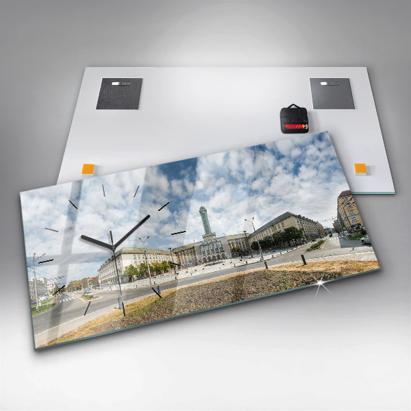 Vízszintes üvegóra Panoráma Ostrava városára