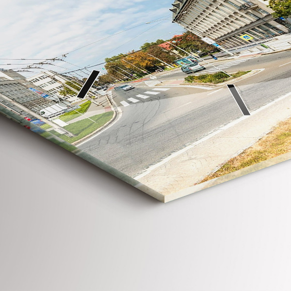 Vízszintes üvegóra Panoráma Ostrava városára