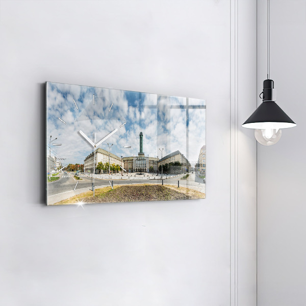 Vízszintes üvegóra Panoráma Ostrava városára