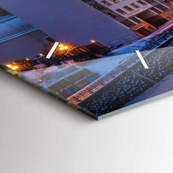 Vízszintes üvegóra Panoráma Pilsen városára